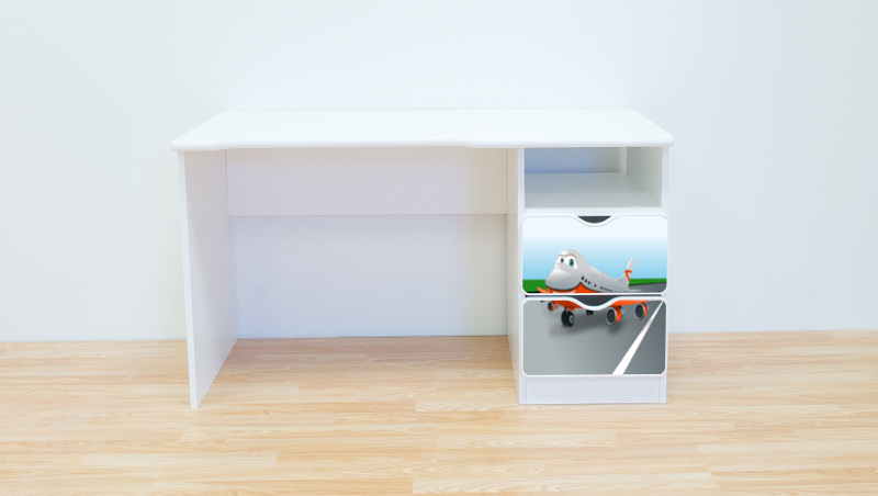 Becks písací stolík pravý Lietadlo